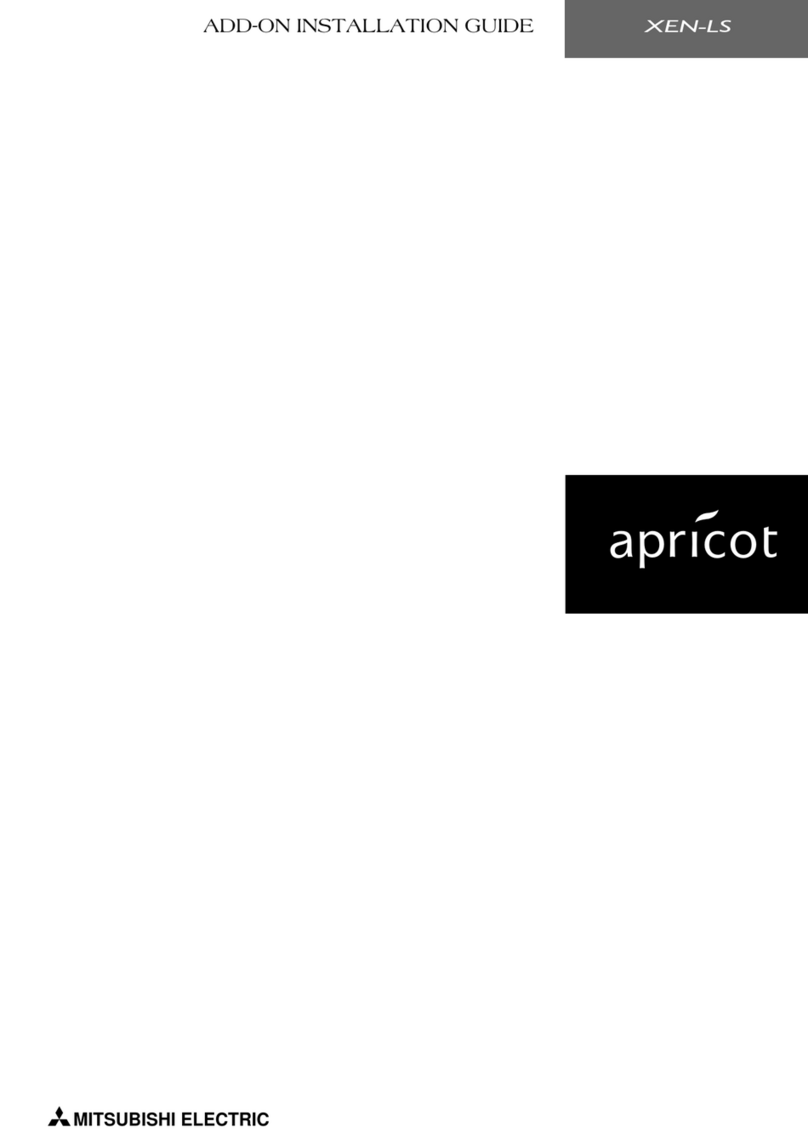 Mitsubishi Electric apricot XEN-LS installation guide