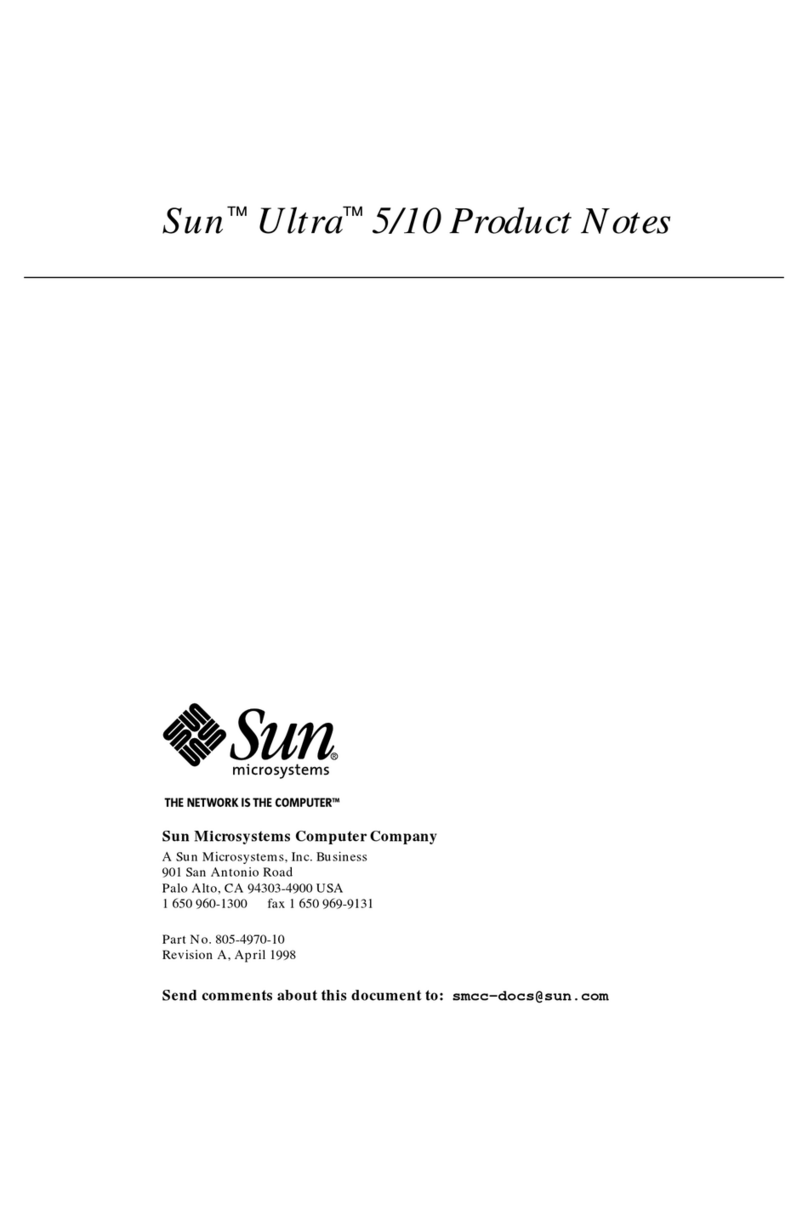 Sun Microsystems Ultra 5 Service manual