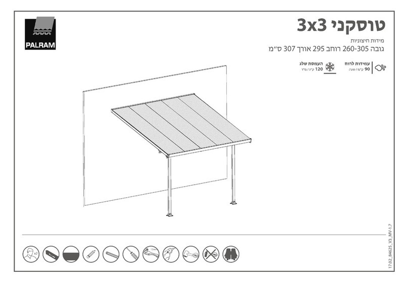 Palram 7492 User manual Palram 7492 User manual