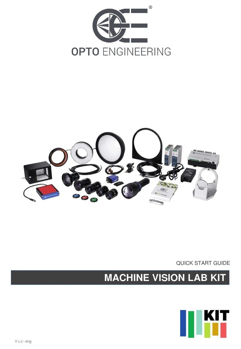 opto engineering MACHINE VISION LAB KIT User manual