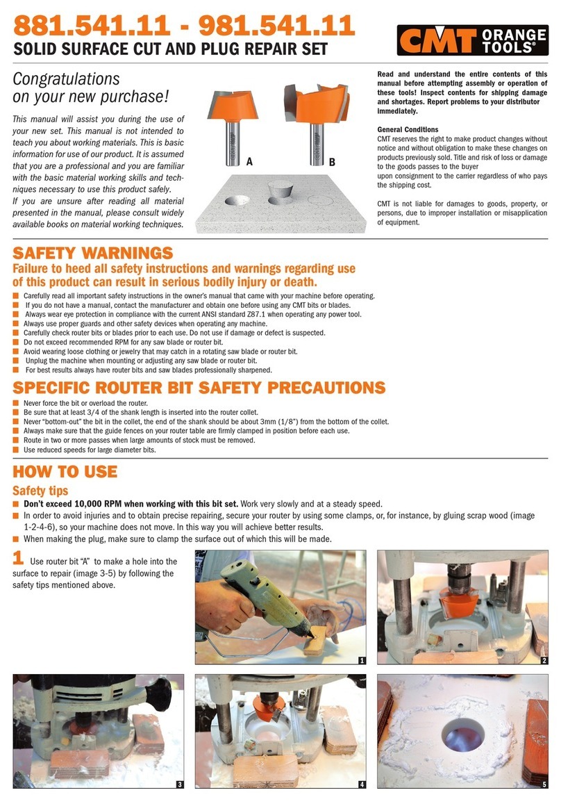 CMT ORANGE TOOLS 881.541.11 How to use