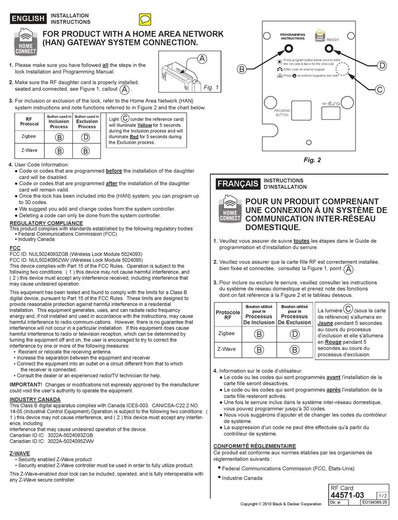 Home Connect Zigbee installation instructions