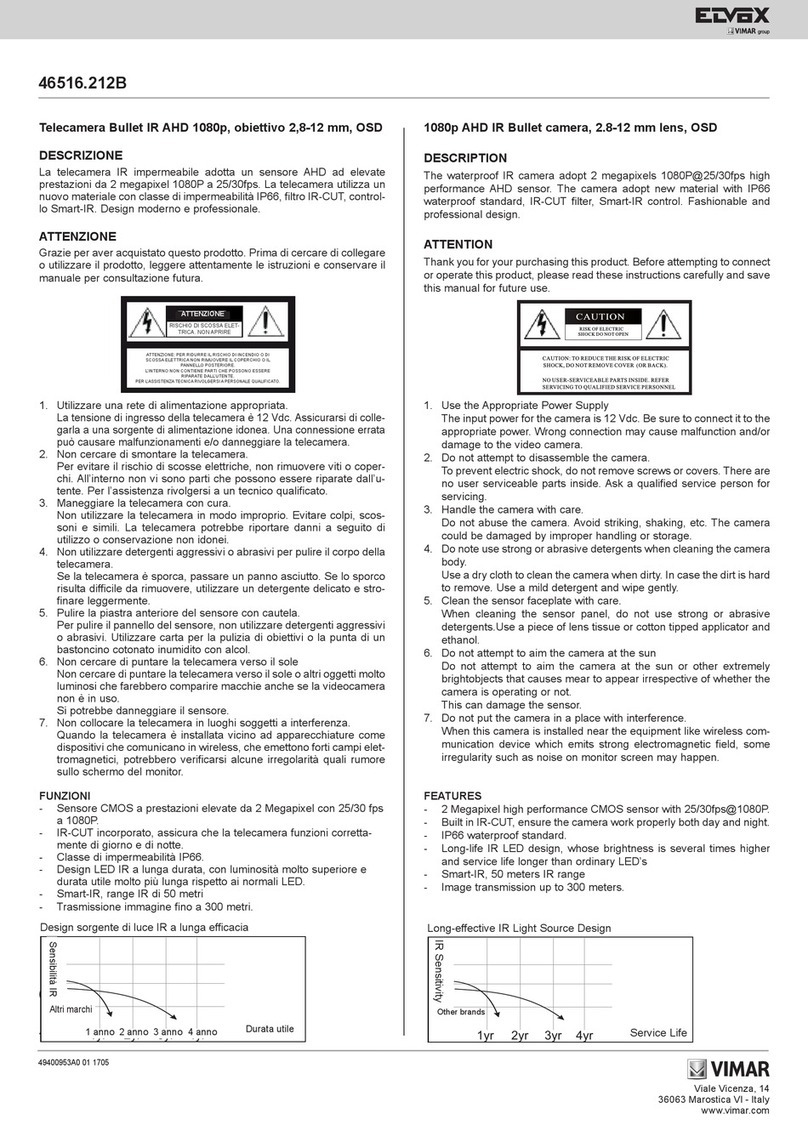 Vimar Elvox 46516 212B User manual