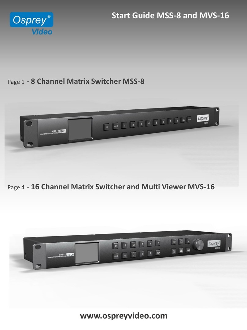 osprey video MSS-8 Guide