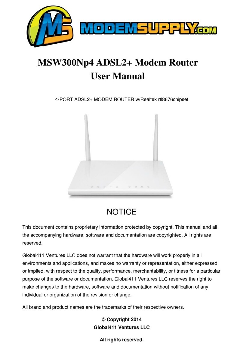 Global411 MSW300Np4 User manual
