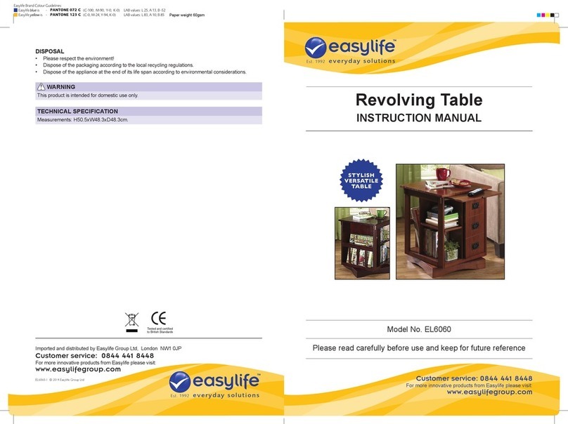 Easylife EL6060 instruction manual Easylife EL6060 instruction manual