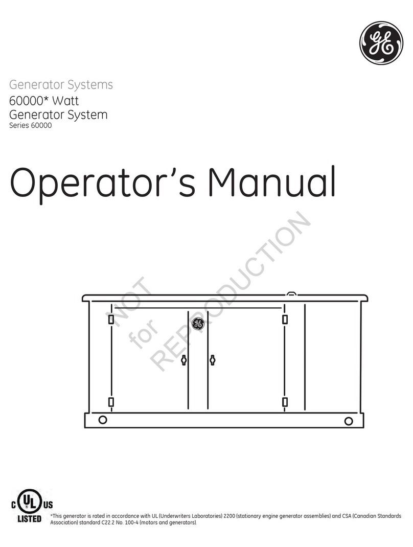 GE 60000 Series Operator's manual