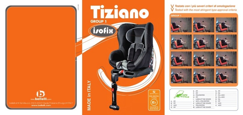 Bellelli Tiziano isofix Instructions for use