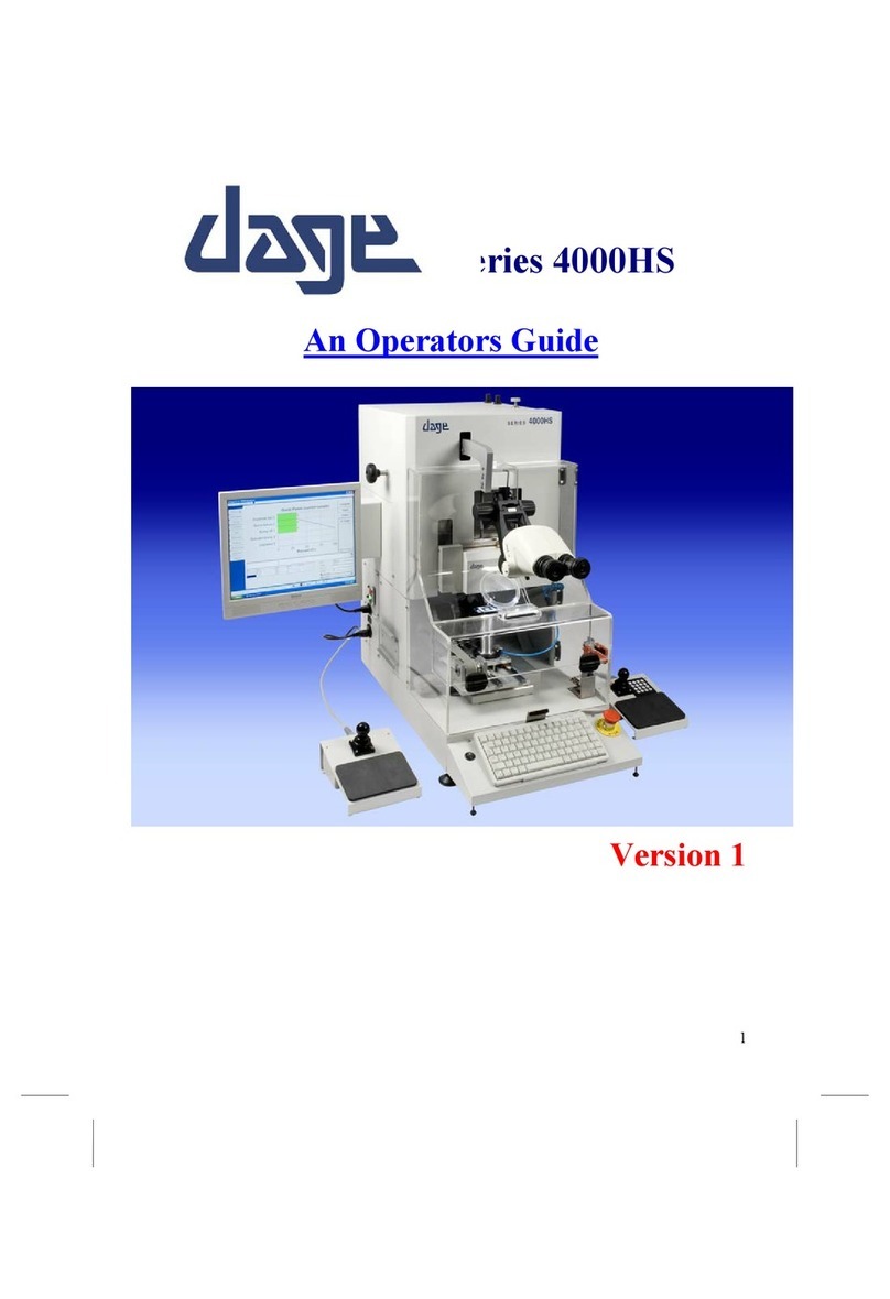 Dage 4000 Series Operator's guide