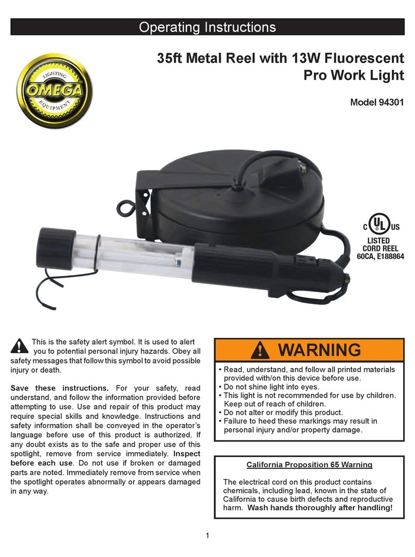 Omega 94301 User manual
