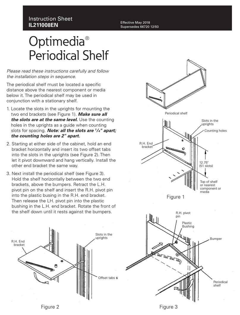 Eaton Optimedia Periodical Shelf User manual