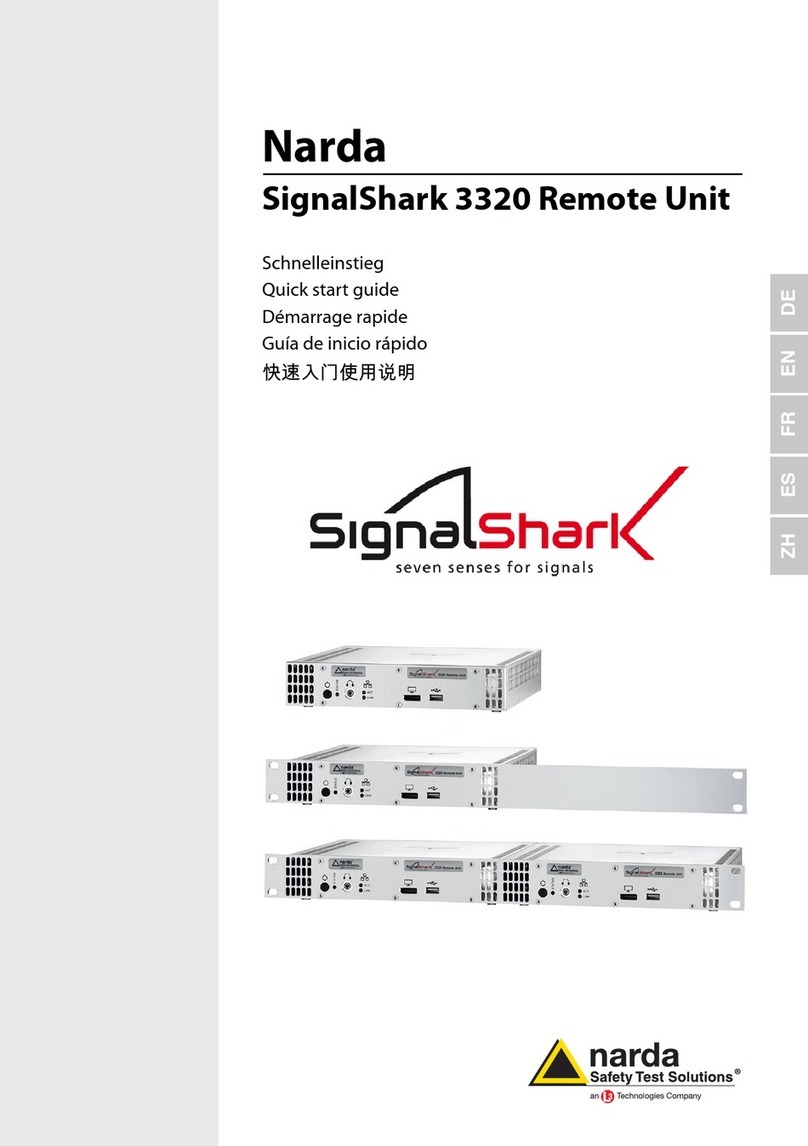 L3 Narda SignalShark 3320 quick start guide