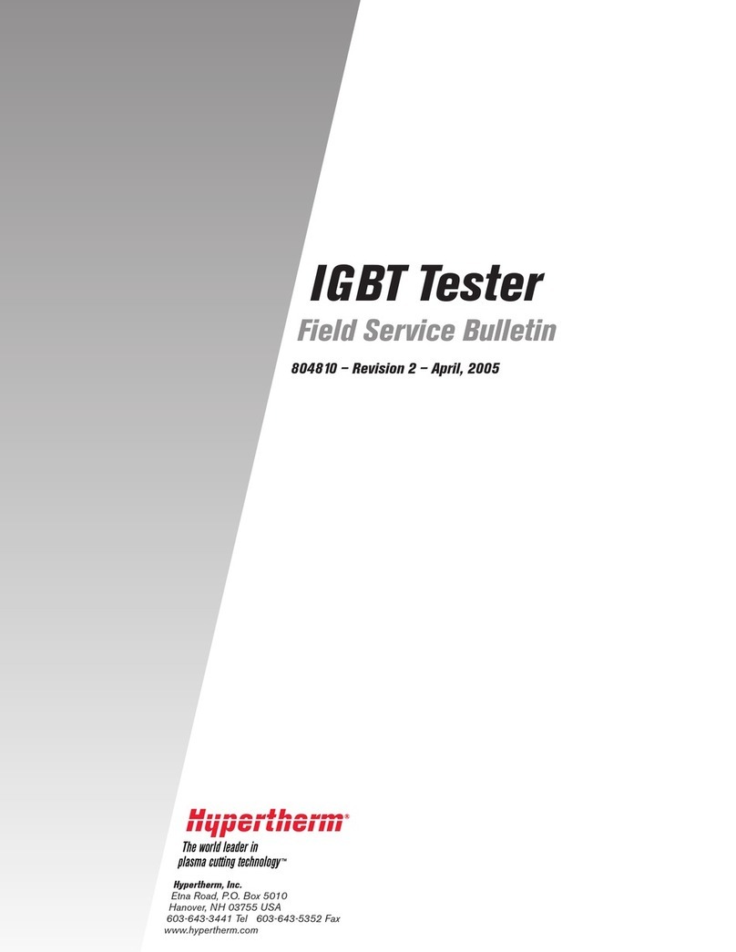 Hypertherm IGBT Tester Field Service Bulletin