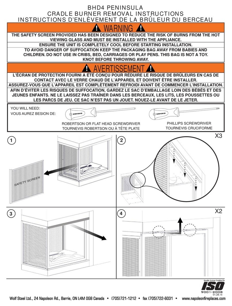 Napoleon BHD4 PENINSULA User manual