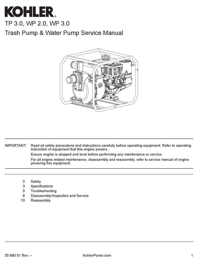 Kohler TP 3.0 Service manual