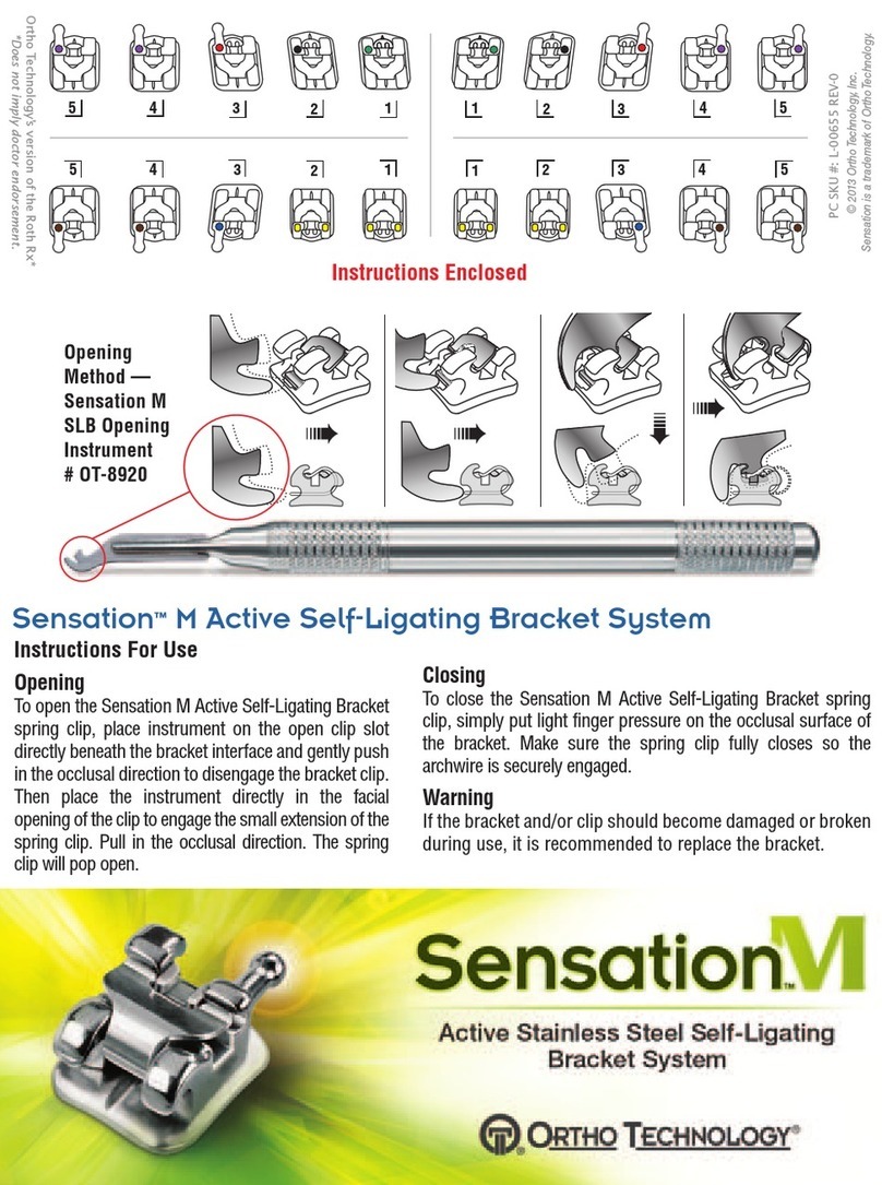 Ortho Technology OT-8920 Instructions for use