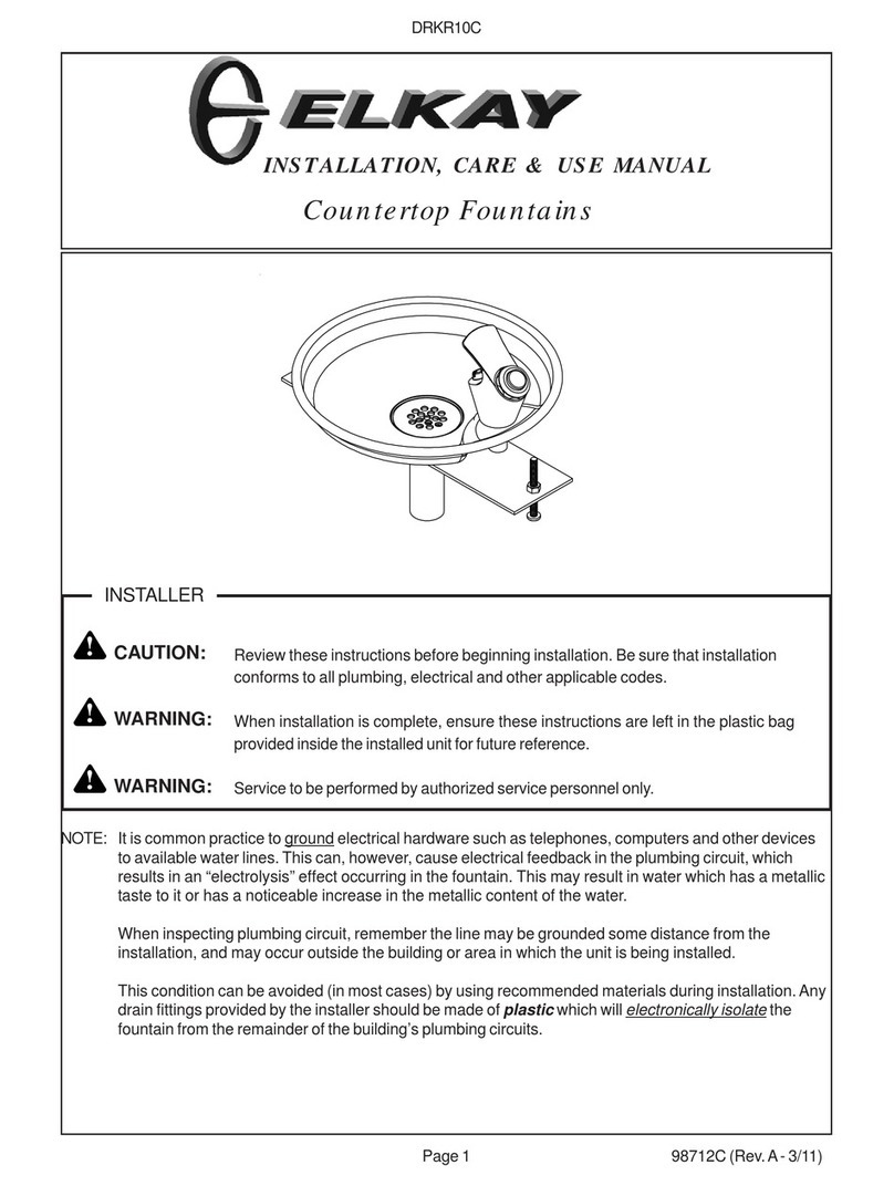Elkay DRKR10C Installation manual Elkay DRKR10C Installation manual