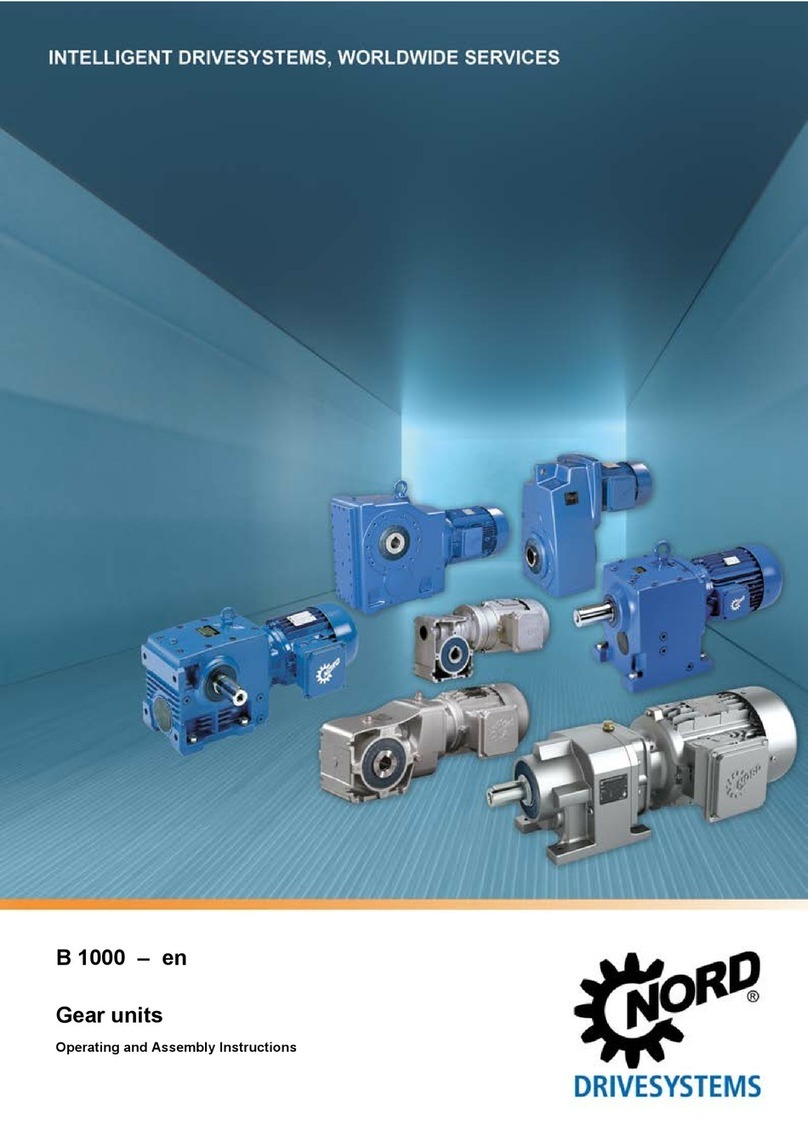 Nord Drivesystems B 1000 Operating and assembly instructions