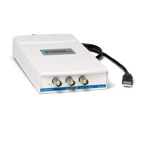 National Instruments USB Digitizers NI USB-5132 User manual National Instruments USB Digitizers NI USB-5132 User manual
