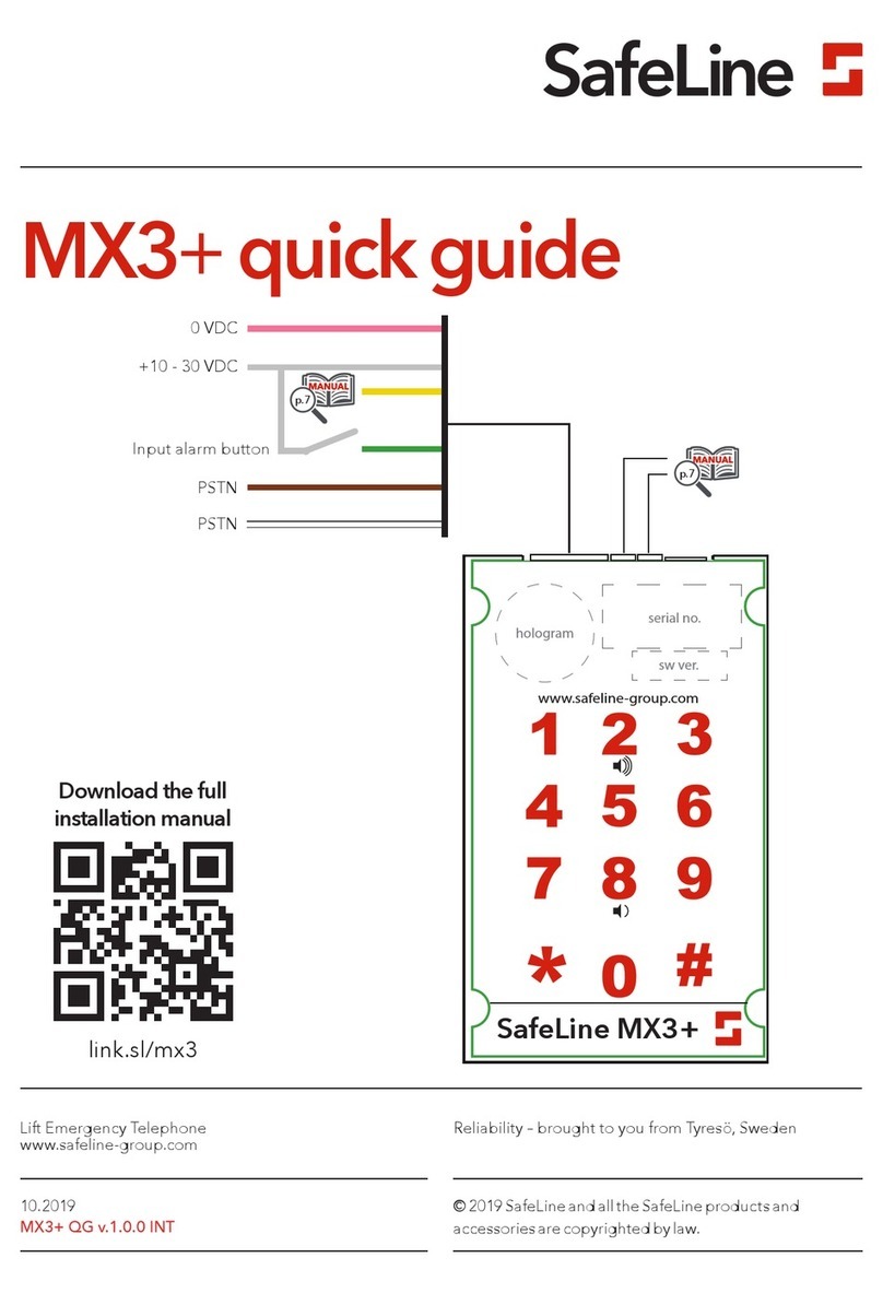 Safeline MX3+ quick guide