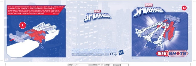 Hasbro Spider-Man Web Shots User manual Hasbro Spider-Man Web Shots User manual
