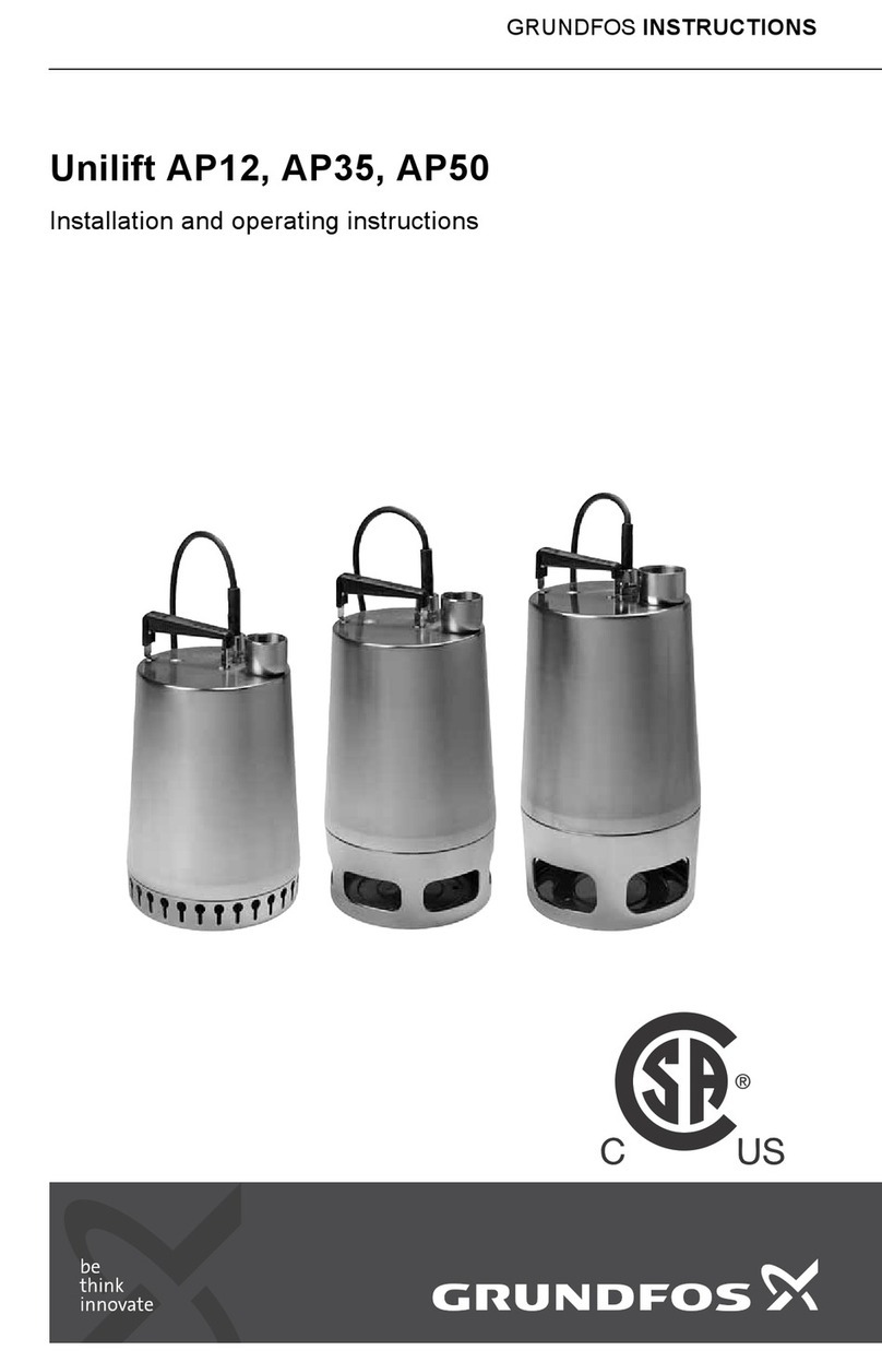 Grundfos Unilift AP12 User manual