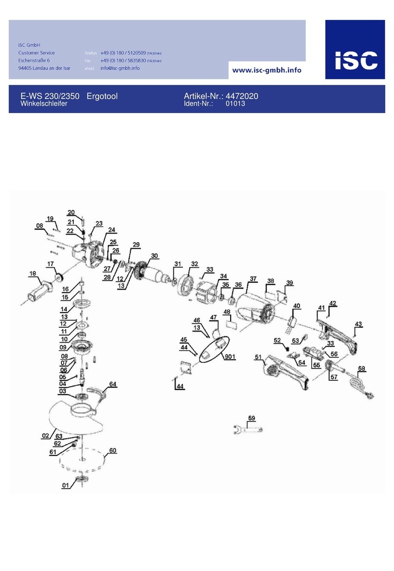 EINHELL ERGO TOOLS E-WS 230/2350 operating instructions