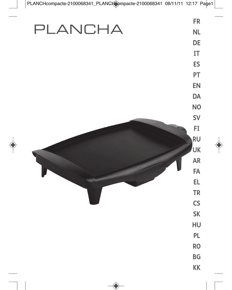 Plancha CB5008 user manual