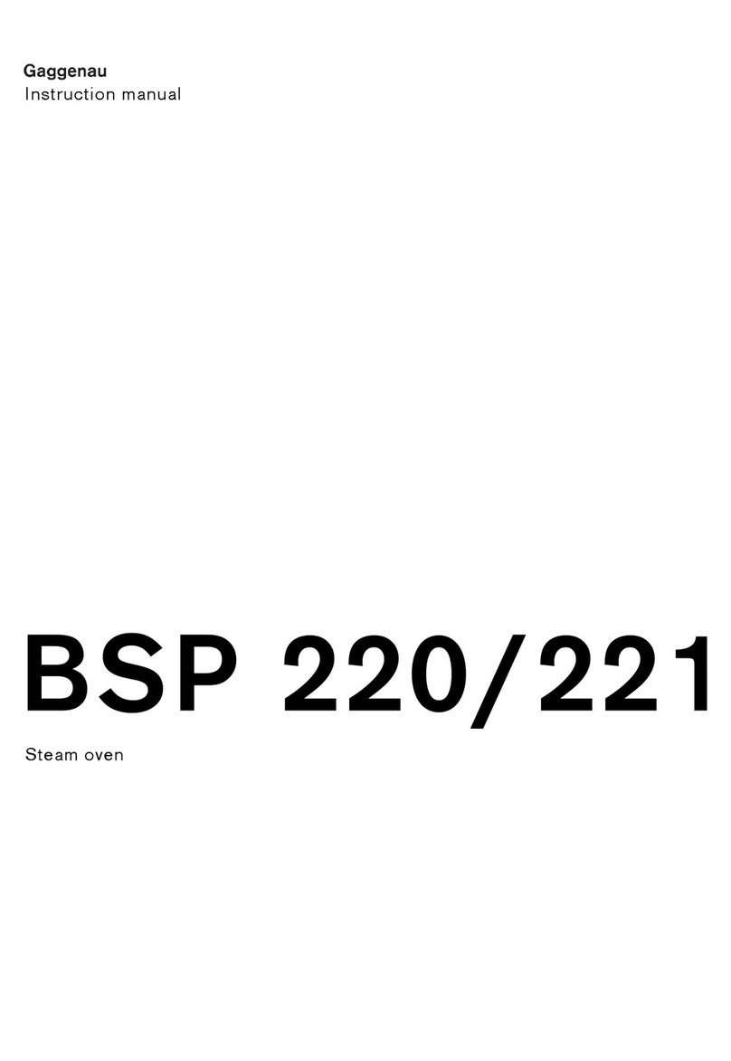 Gaggenau BSP 220 User manual