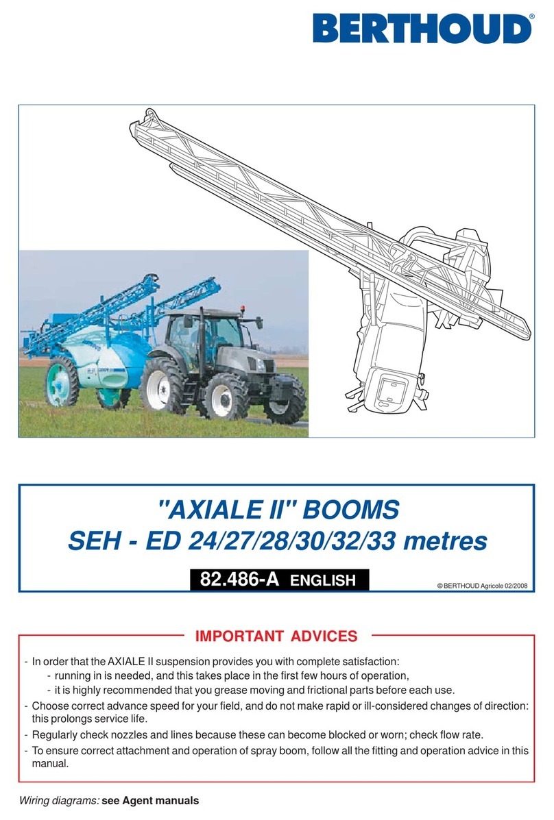 Berthoud AXIALE II SEH Series manual