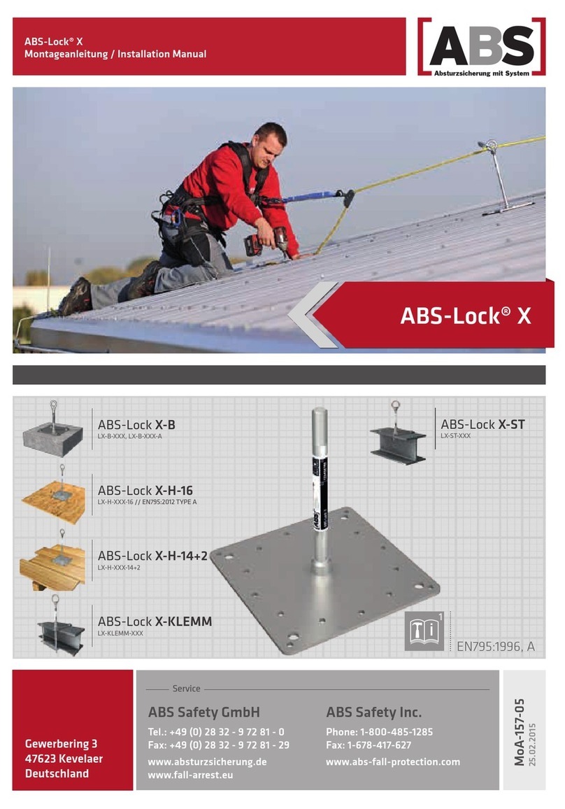 ABS ABS-Lock X Series installation manual