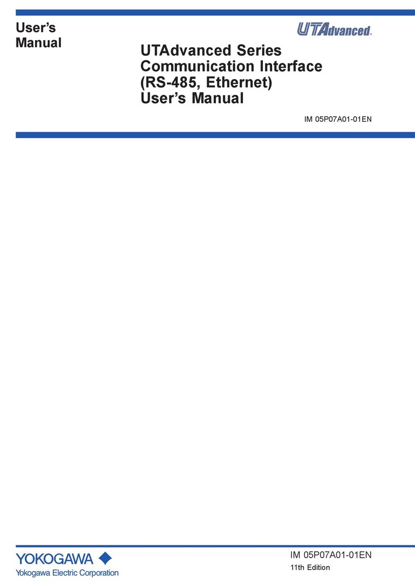 YOKOGAWA UTAdvanced Series user manual