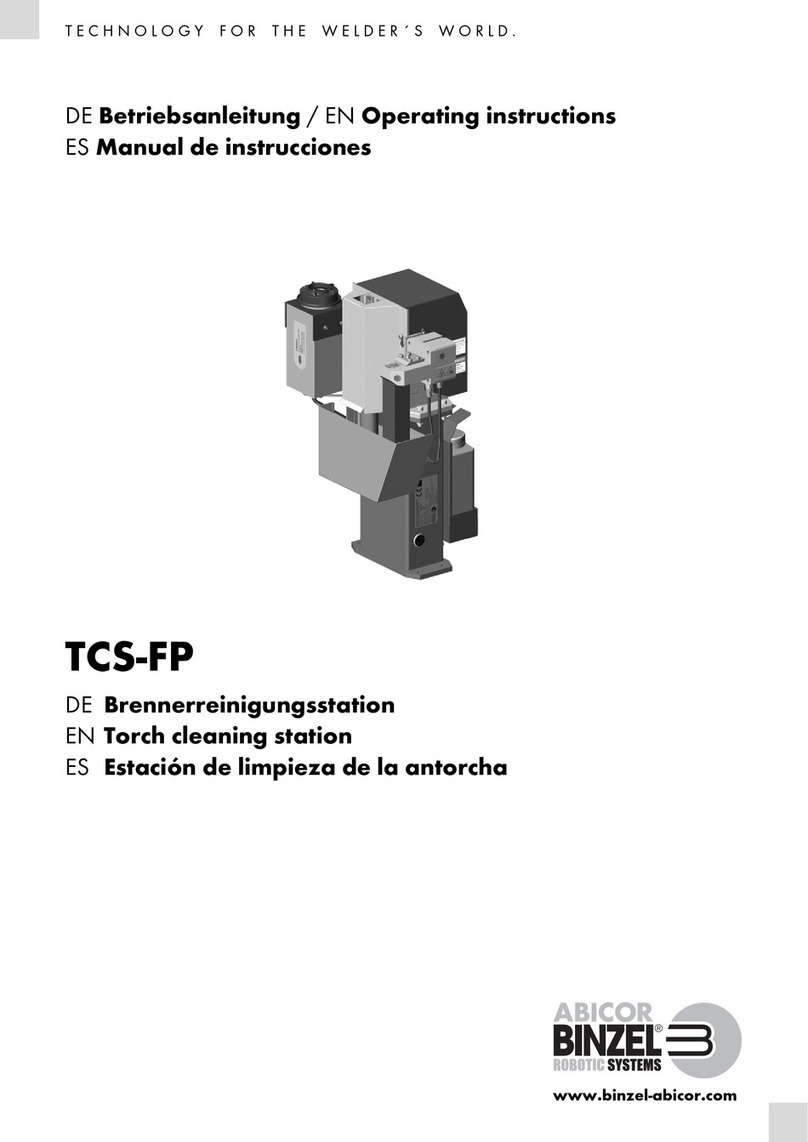 Abicor Binzel TCS-FP operating instructions
