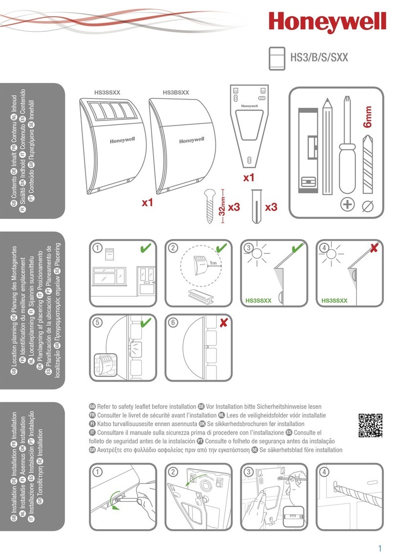 Honeywell HS3SSXX User manual