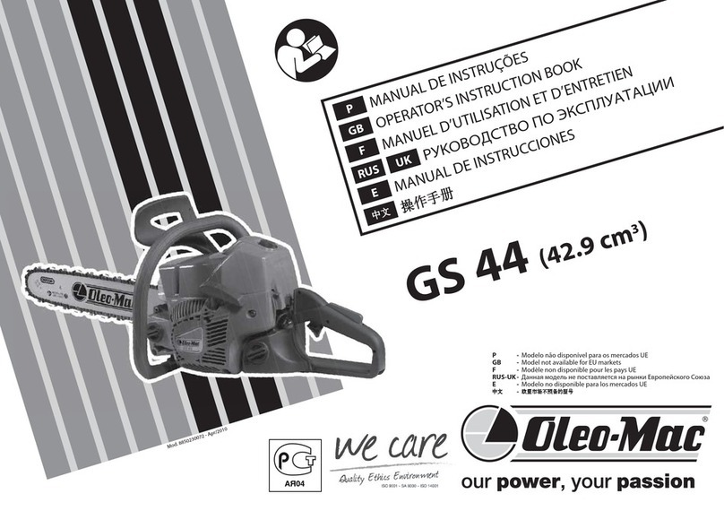 Oleo-Mac GS 44 Manual Oleo-Mac GS 44 Manual