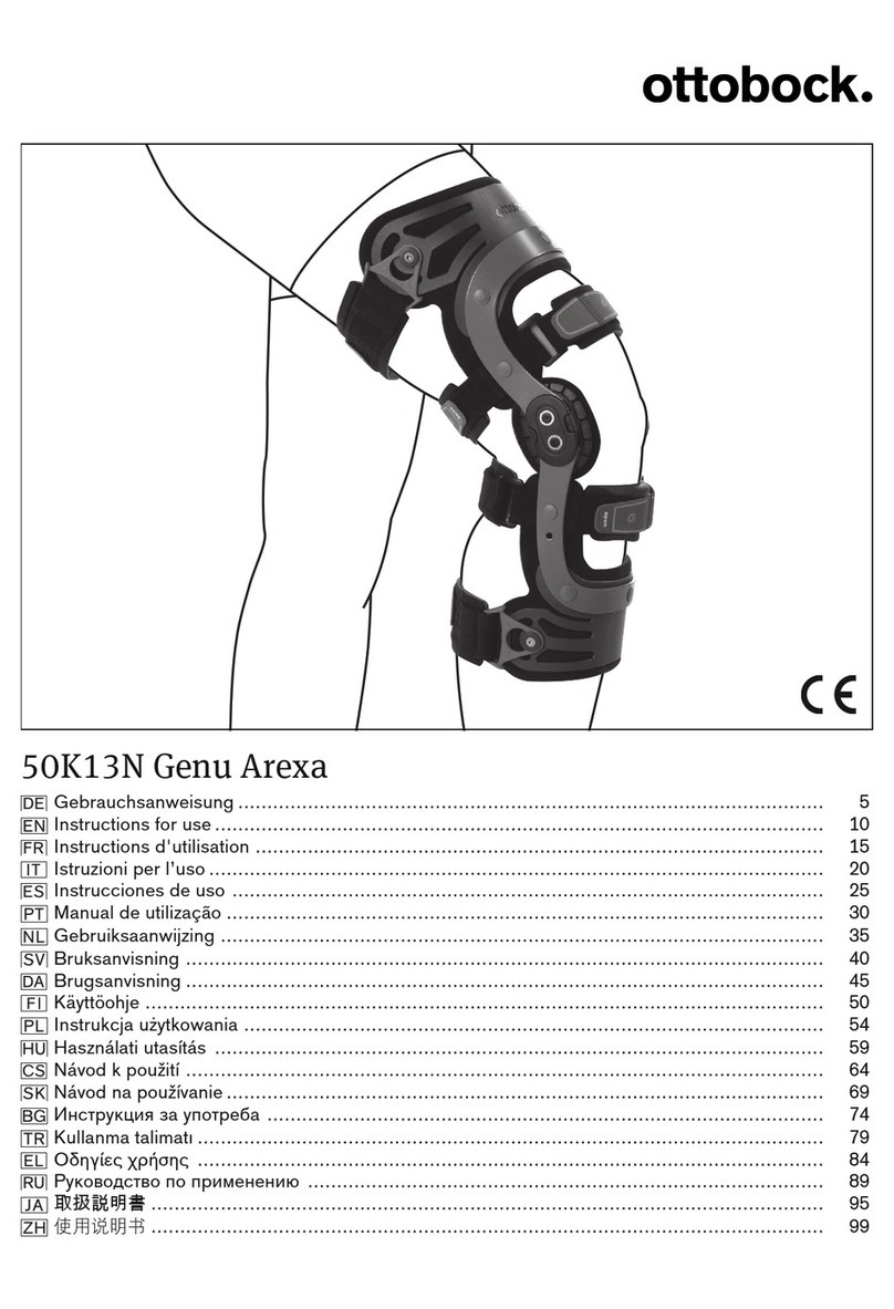 Otto Bock 50K13N Genu Arexa User manual Otto Bock 50K13N Genu Arexa User manual