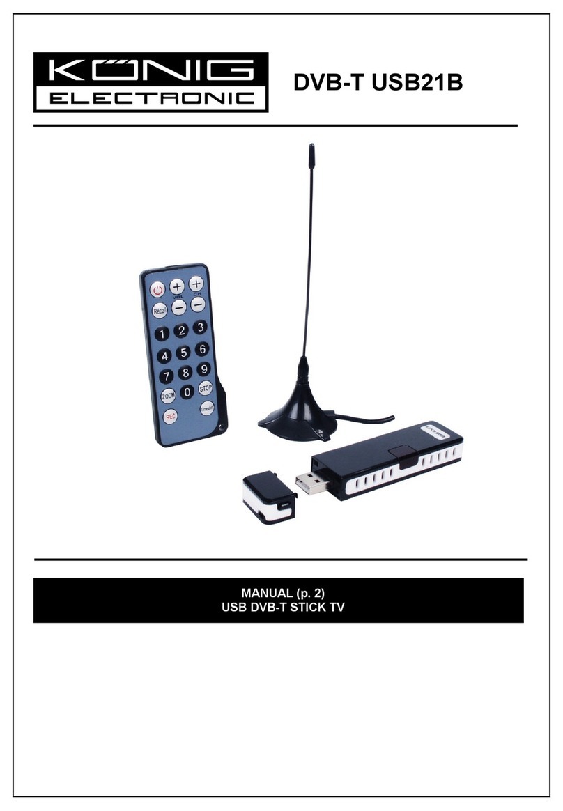 König Electronic DVB-T USB21B manual