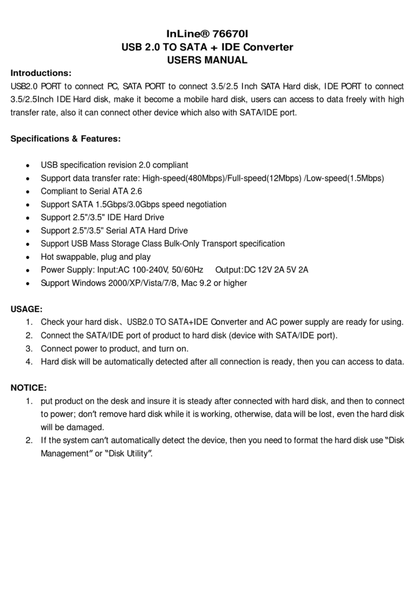 Inline 76670I user manual