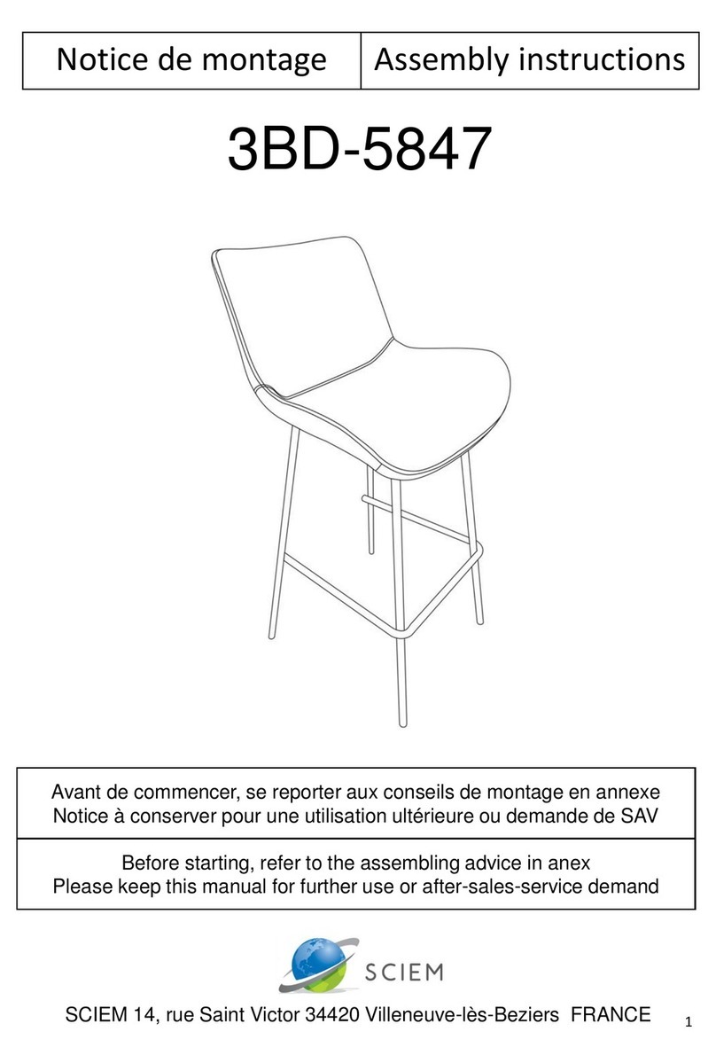 SCIEM 3BD-5847 User manual