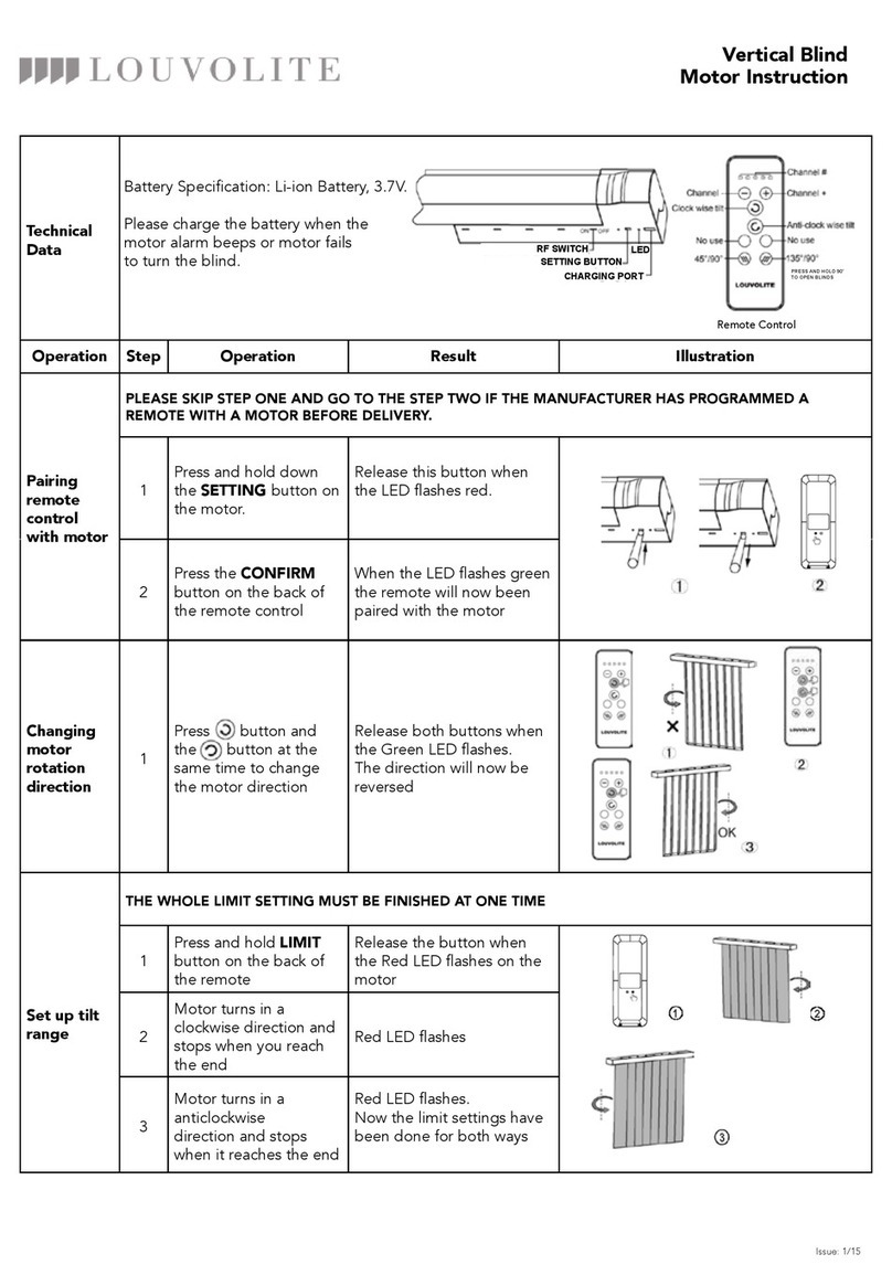 Louvolite Vertical Blind Instruction
