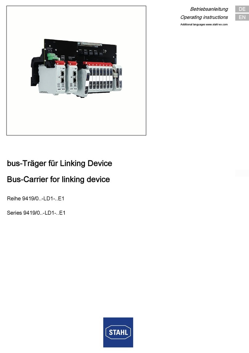 Stahl 9419/0 LD1 E1 Series operating instructions Stahl 9419/0 LD1 E1 Series operating instructions
