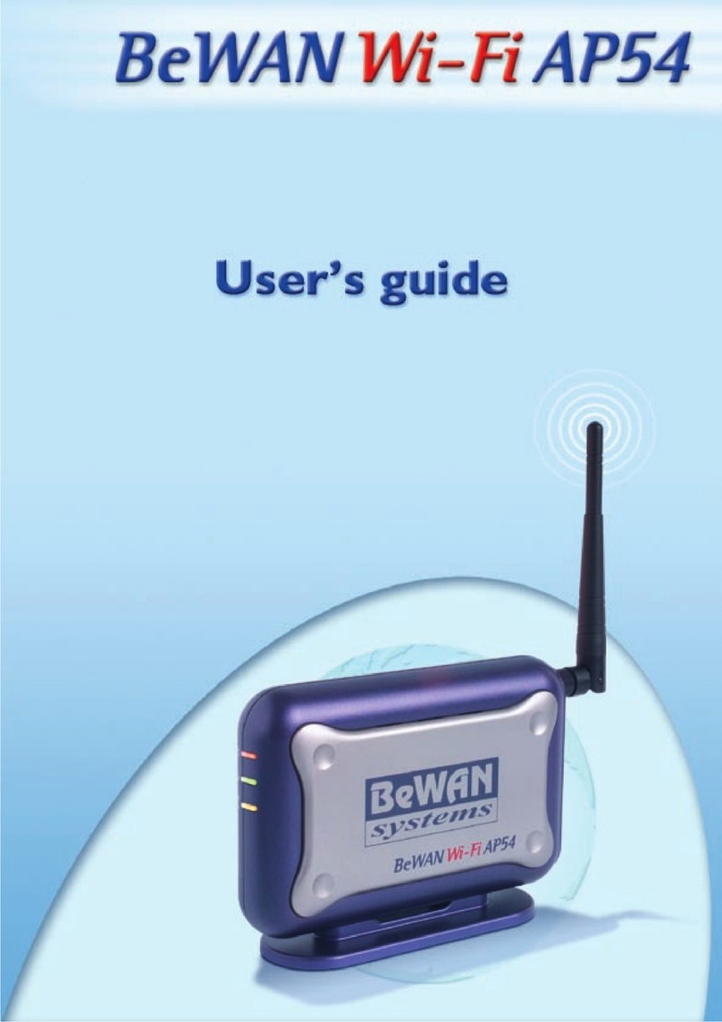 BeWAN AP54 user guide