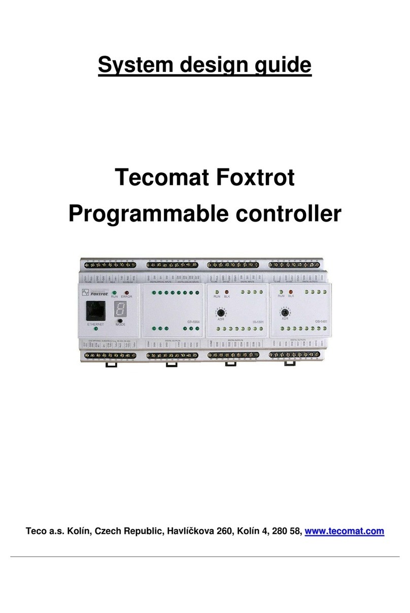 TECO Tecomat Foxtrot CP-1004 System design guide