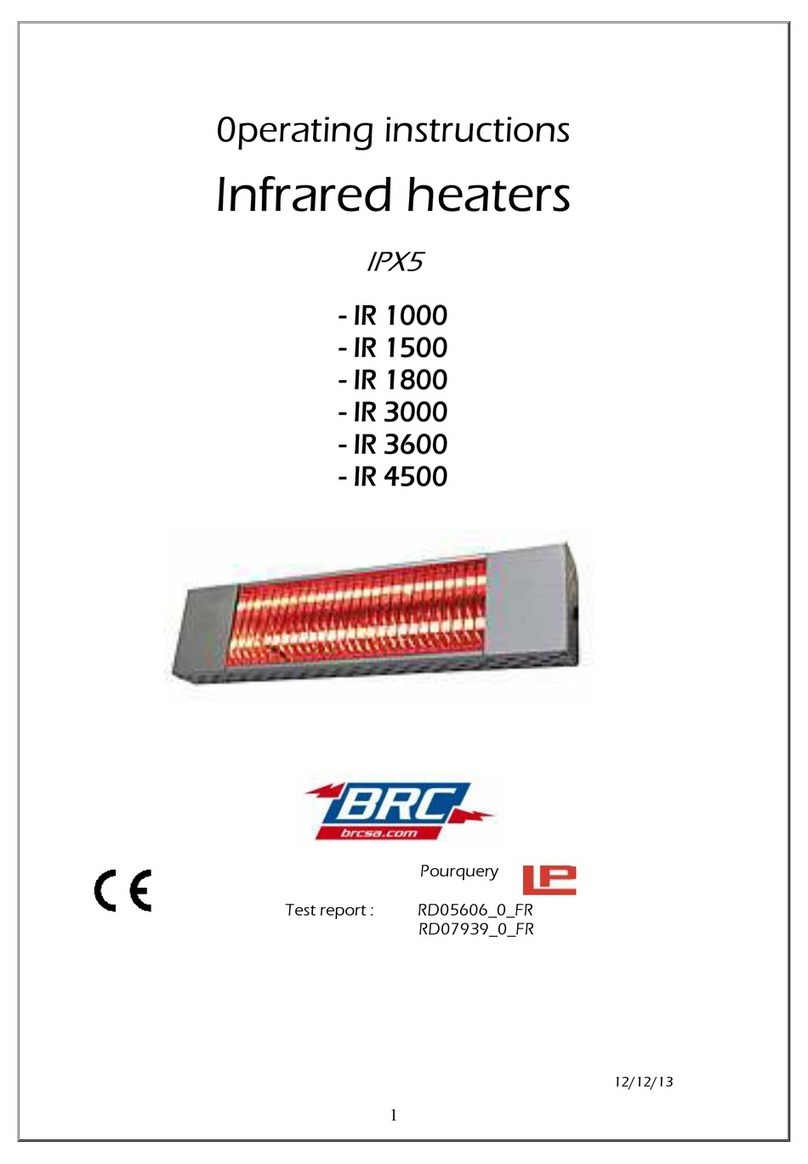 BRC IR 1000 operating instructions