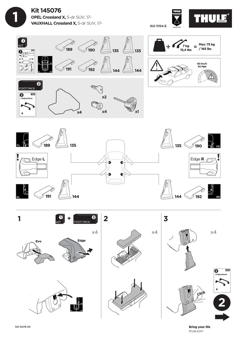 Thule 145076 User manual