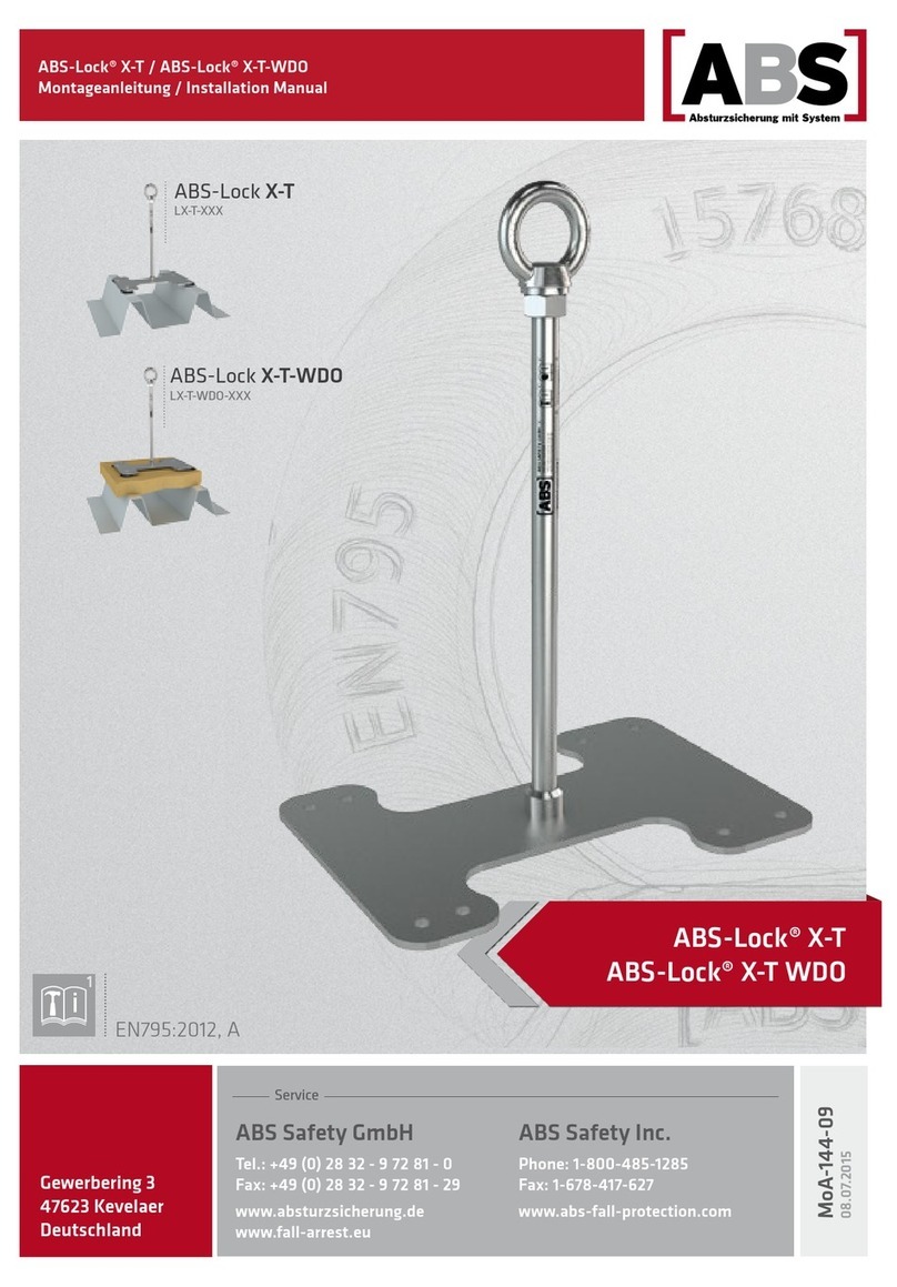 ABS ABS-Lock X-T Series User manual