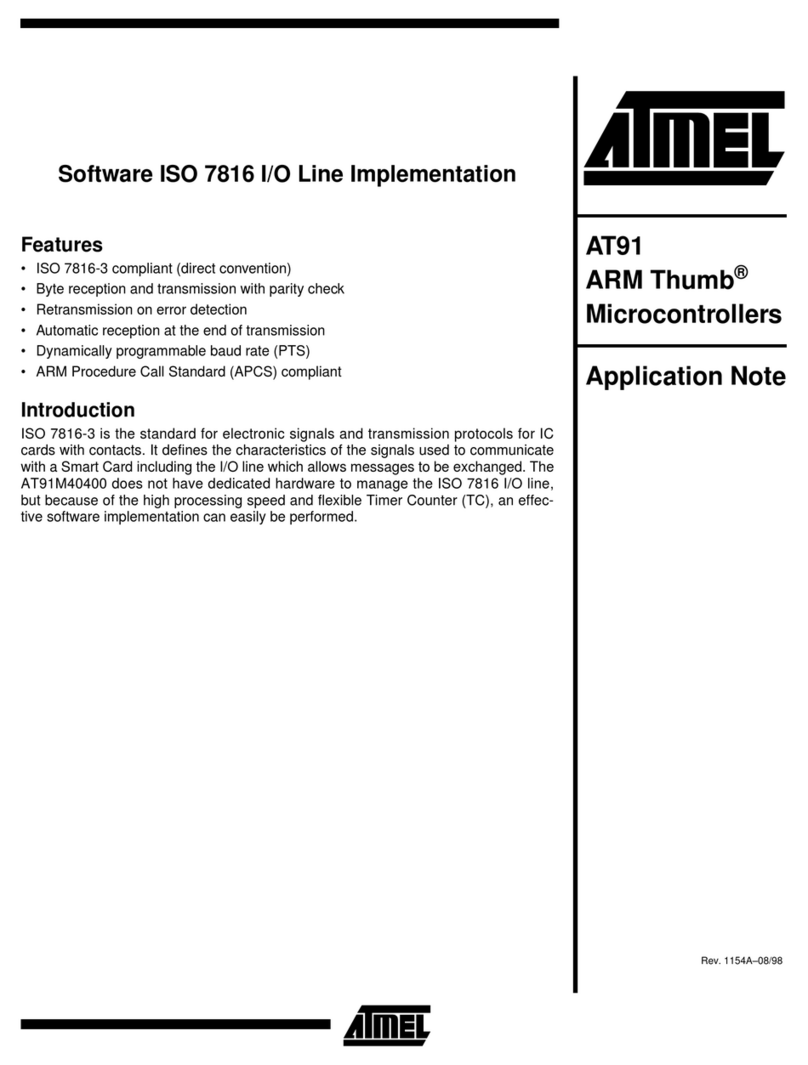 Atmel ARM Thumb AT91 Application note