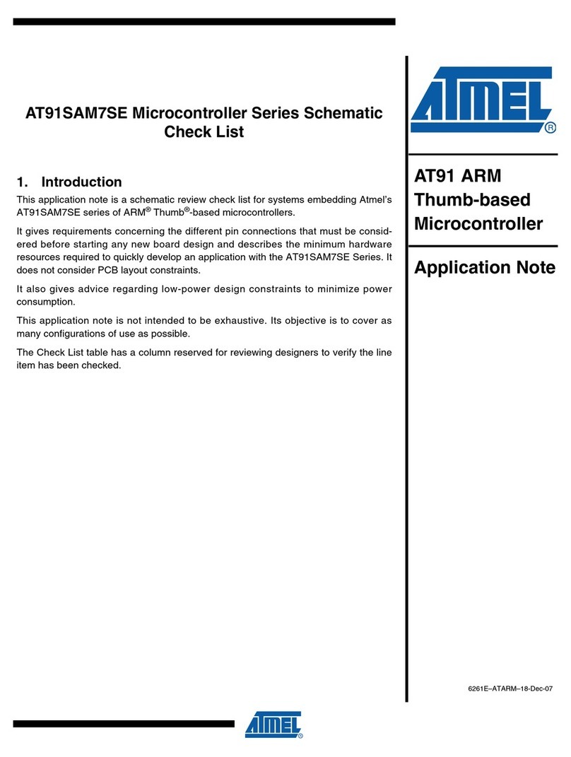 Atmel AT91 ARM Thumb Installation and operating instructions