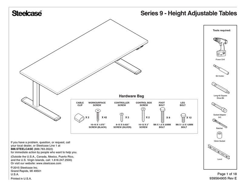 Steelcase 9 Series User manual