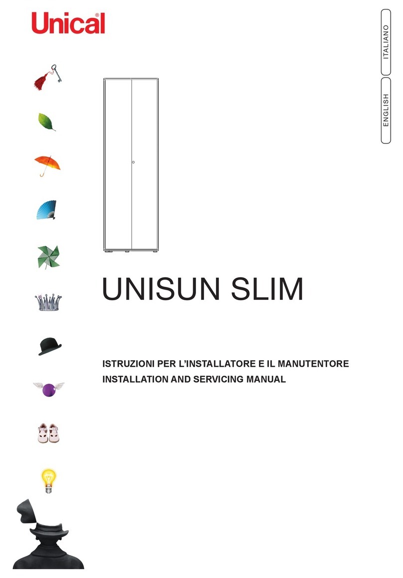 Unical Unisun Slim User manual